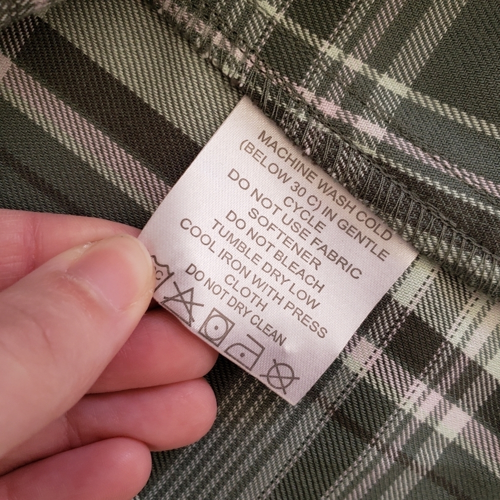 Simms Primaloft Blend Flannel Button Down Mallard… - image 6